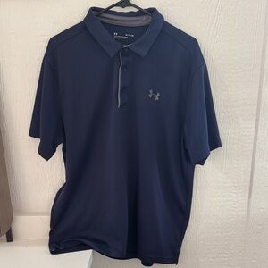 Under Armour Men's Navy Tech Polo Shirt